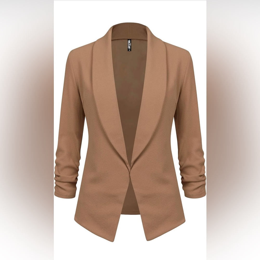 LIKE NEW Lock and Love Women 3/4 Sleeve Blazer. - Picture 2 of 9